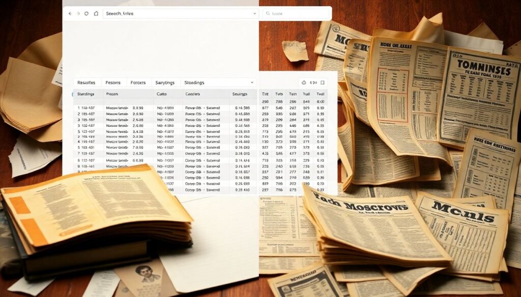 Архив результатов по сезонам столичных турниров - иллюстрация