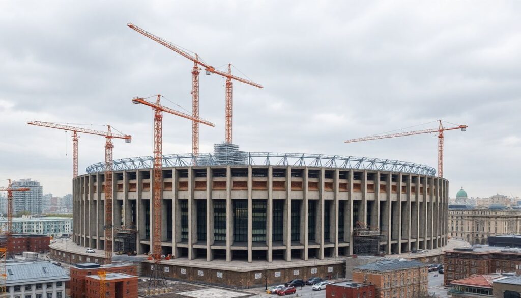 Стадионы столицы: реконструкции и новые сооружения - иллюстрация