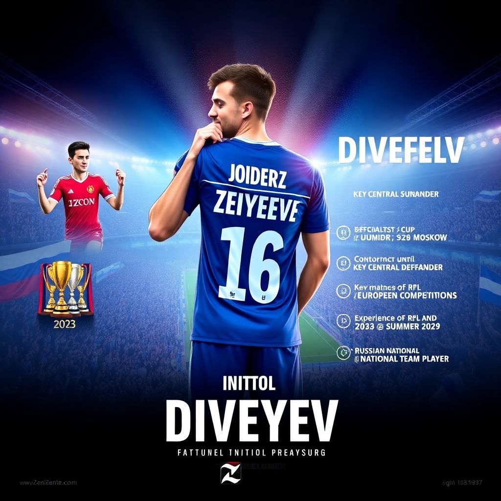 Игорь Дивеев в Зените: трансфер из ЦСКА, контракт до 2029 года