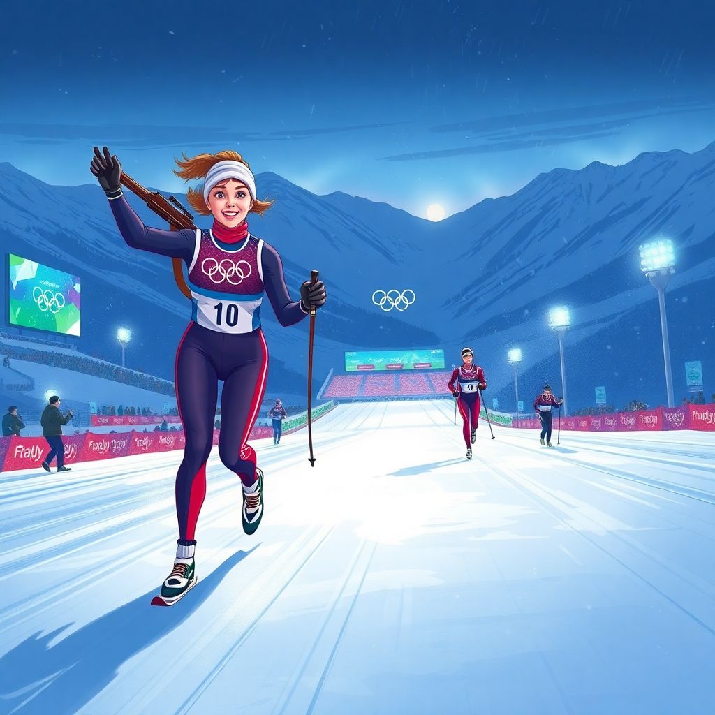 Жюстин Жулия Симон выиграла золото в индивидуальной гонке 15 км на Олимпиаде 2026