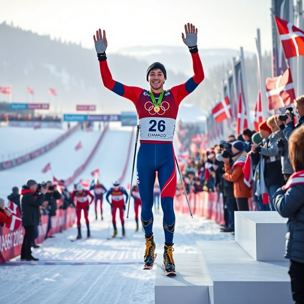 Клебо: обращение к болельщикам после золотой победы в скиатлоне на Олимпиаде‑2026