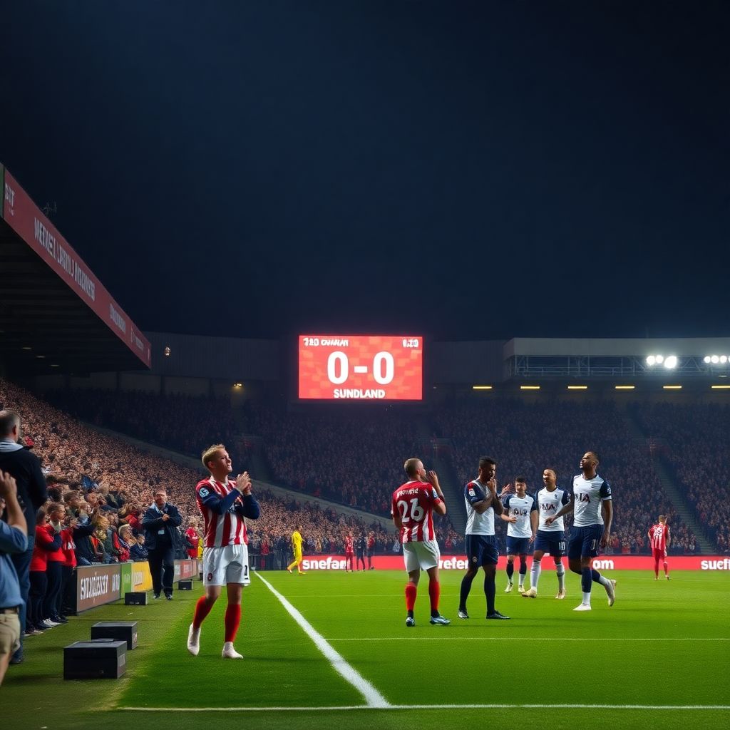 Тоттенхэм остался в зоне вылета после поражения Сандерленду 0:1